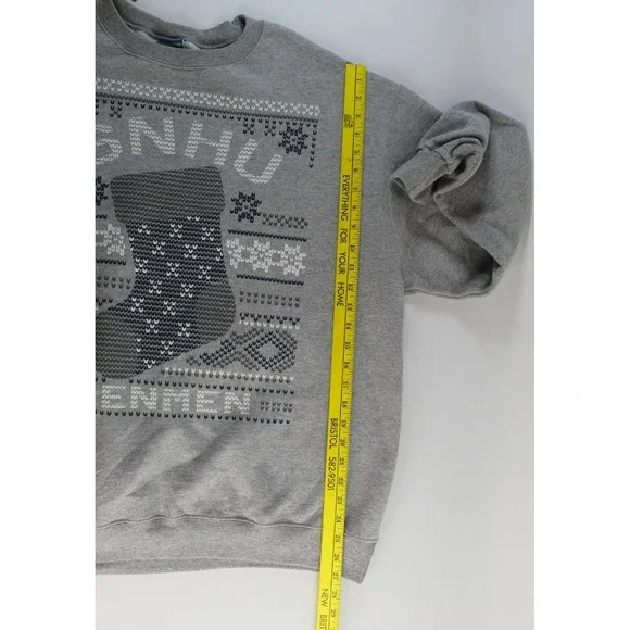 Vintage Y2K Champion Eco Fleece SNHU PENMEN Sweatshirt Size XL Gray Southern ECU - Picture 7 of 8